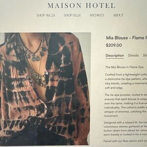 Maison Hotel - Mia Blouse - Flame Pink